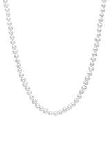 adorable little silver freshwater pearls baby necklace